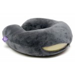 VIAGGI U Shape Memory Foam Travel Neck Pillow - Grey